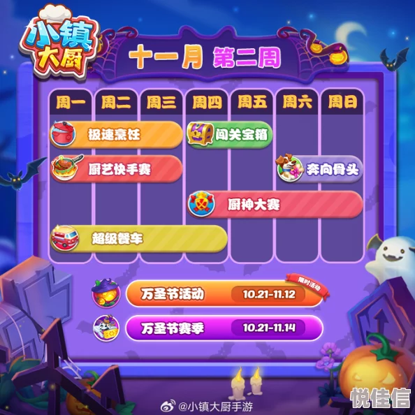 万圣节版本更新，小镇大厨又有什么新花样？